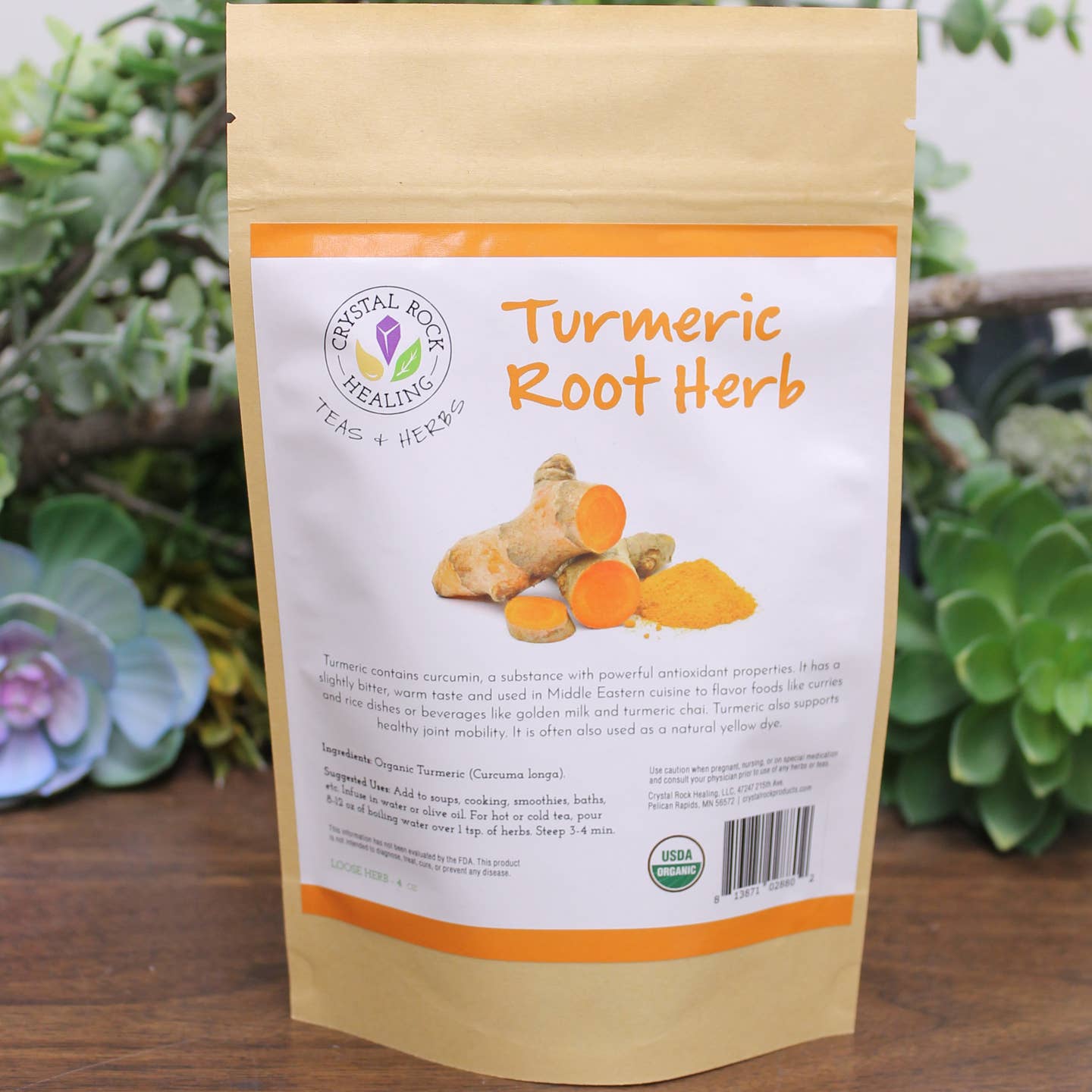 Turmeric Root | Herb | 4 OZ Loose Herb | Root + Mei