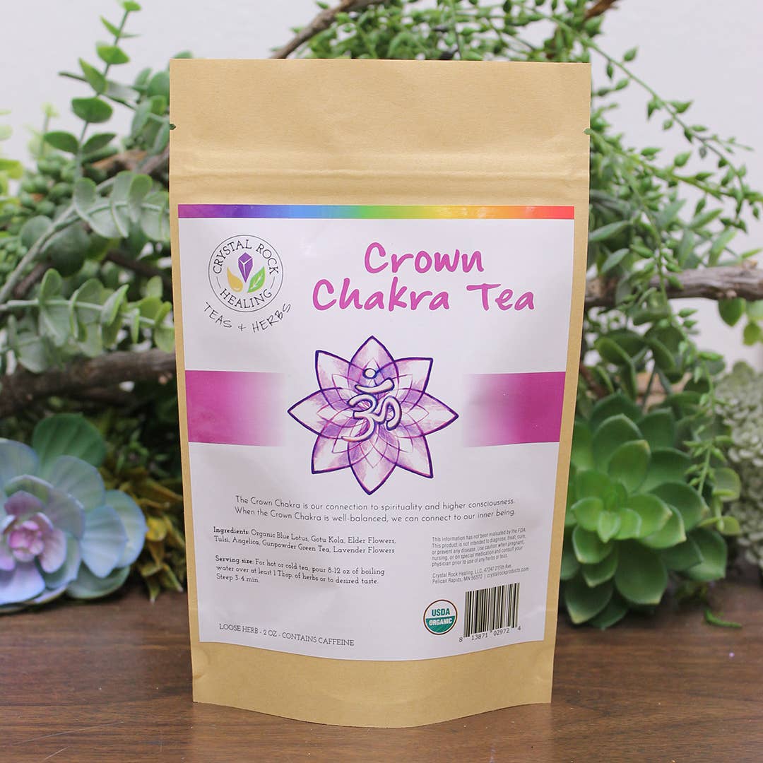 Crown Chakra Tea | Organic | 2 Oz | Root + Mei