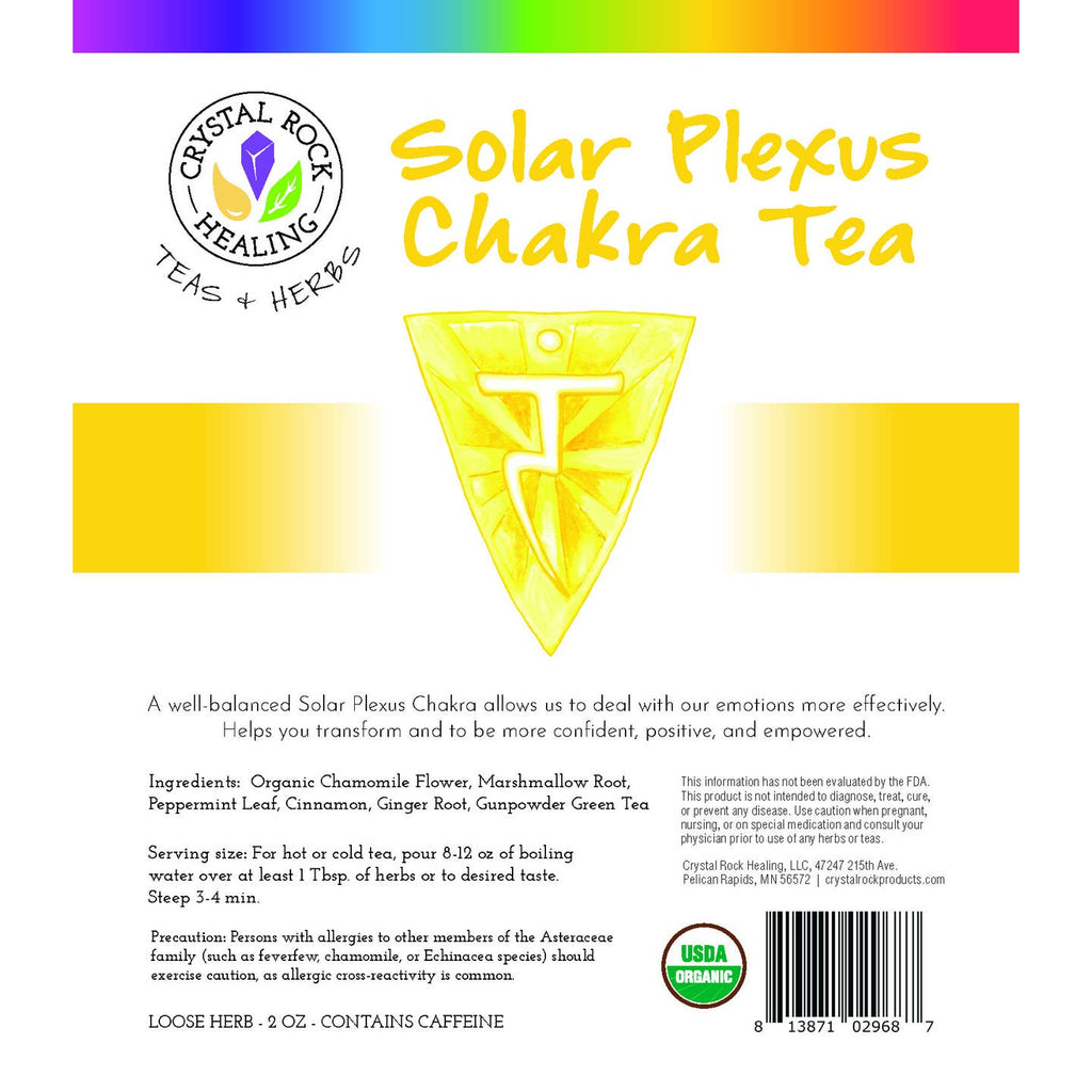 Solar Plexus Chakra Tea | Organic | 2 Oz | Root + Mei