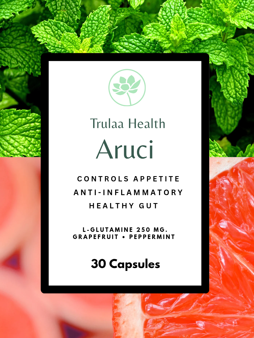 Aruci Gut Health| Anti-inflammatory | Suppressant| 30 caps