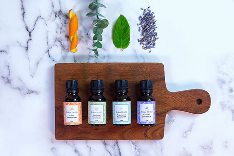 Trulaa Health |Organic Essential 4 in 1 Oils Set | Root + Mei