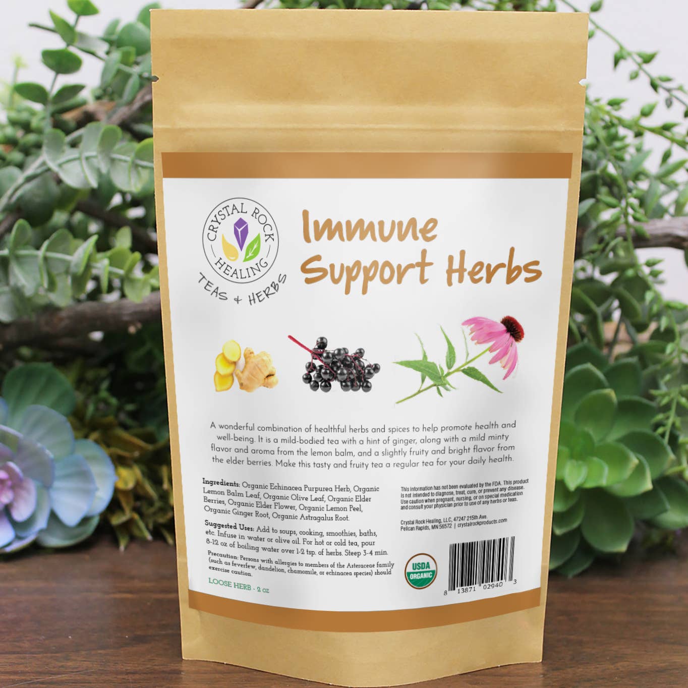 Immune Support | Organic | 2 Oz | Root + Mei