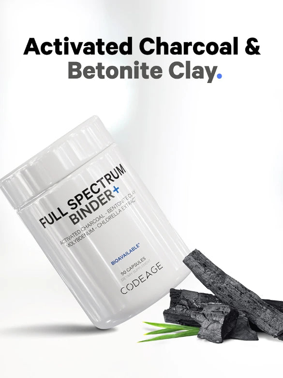 Codeage Full Spectrum Binder + | Detox + Herbal | Root + Mei | 90 Capsules