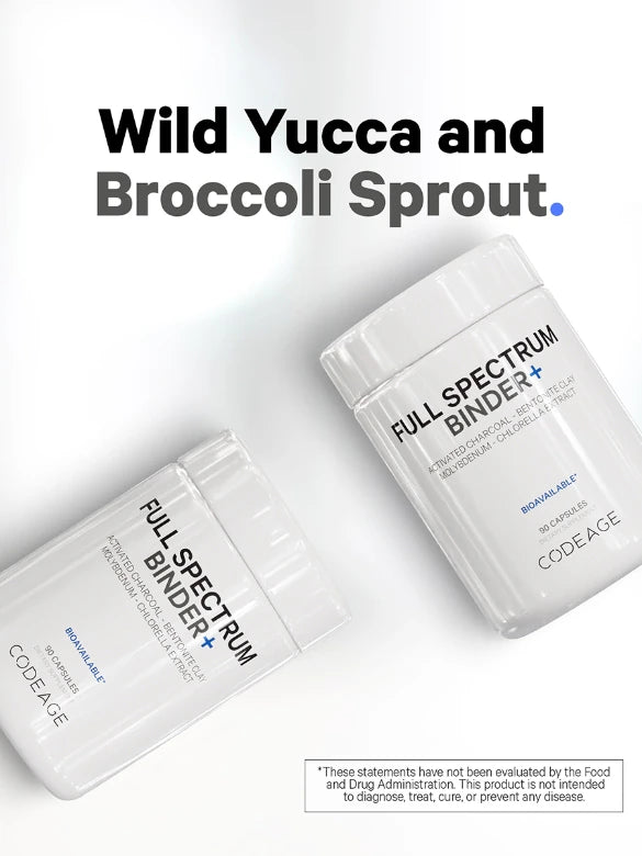Codeage Full Spectrum Binder + | Detox + Herbal | Root + Mei | 90 Capsules