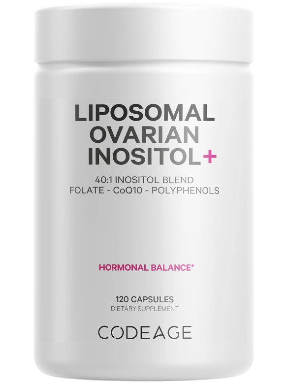 Codeage Liposomal Ovarian Inositol +| Women's Balance| Root + Mei | 120 Capsules