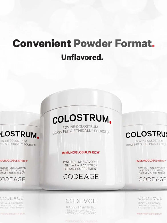 Colostrum | Unflavored | 4 Month Supply | Codeage at Root + Mei