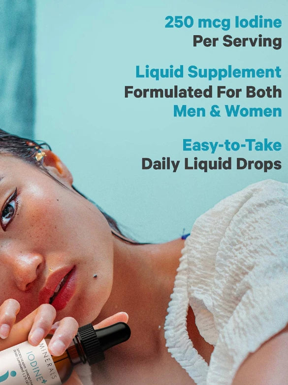 Codeage Liquid Iodine +|Thyroid, Metabolism, Energy | Root + Mei | 1,200 Servings