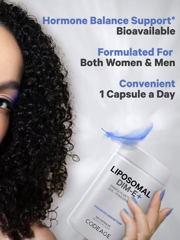 Codeage Liposomal Dim-E +| Hormone + Health  | 120 Capsules
