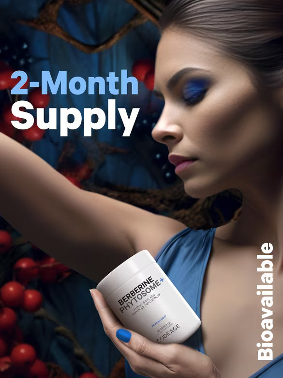Codeage Berberine Phytosome +| Metabolic+Antioxidant | 2 Month Supply