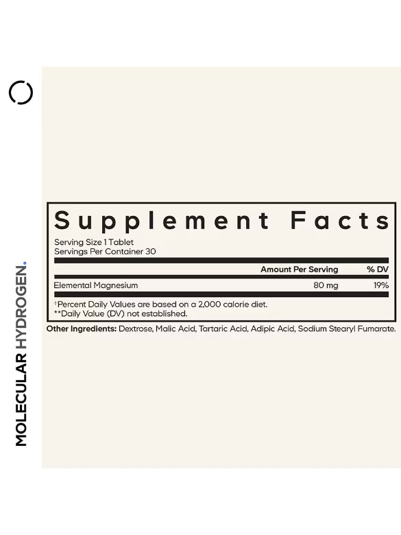 Codeage Molecular Hydrogen + Magnesium | Effervescent Tablets| Root + Mei | 30 Tablets