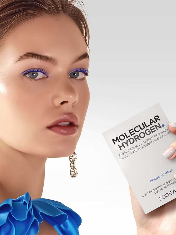 Codeage Molecular Hydrogen + Magnesium | Effervescent Tablets| Root + Mei | 30 Tablets