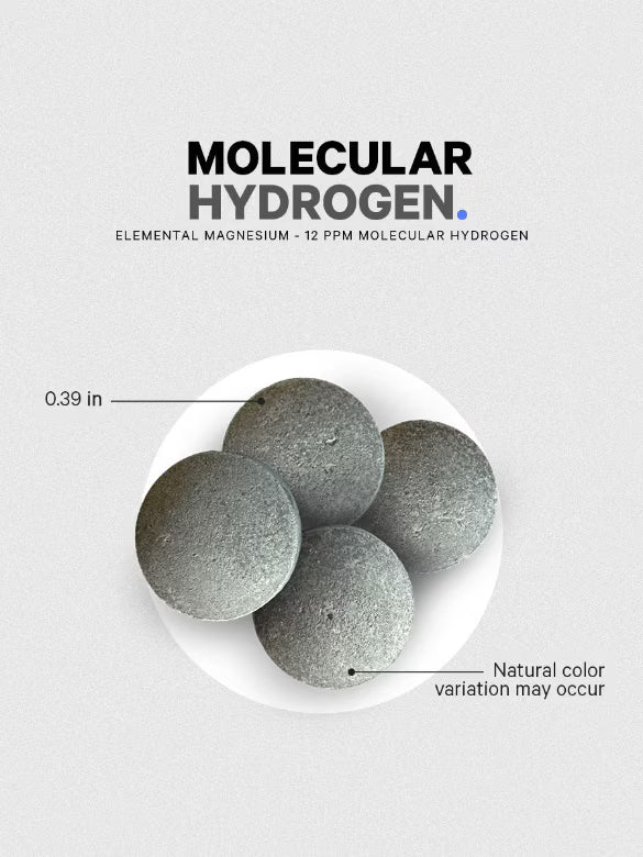Codeage Molecular Hydrogen + Magnesium | Effervescent Tablets| Root + Mei | 30 Tablets